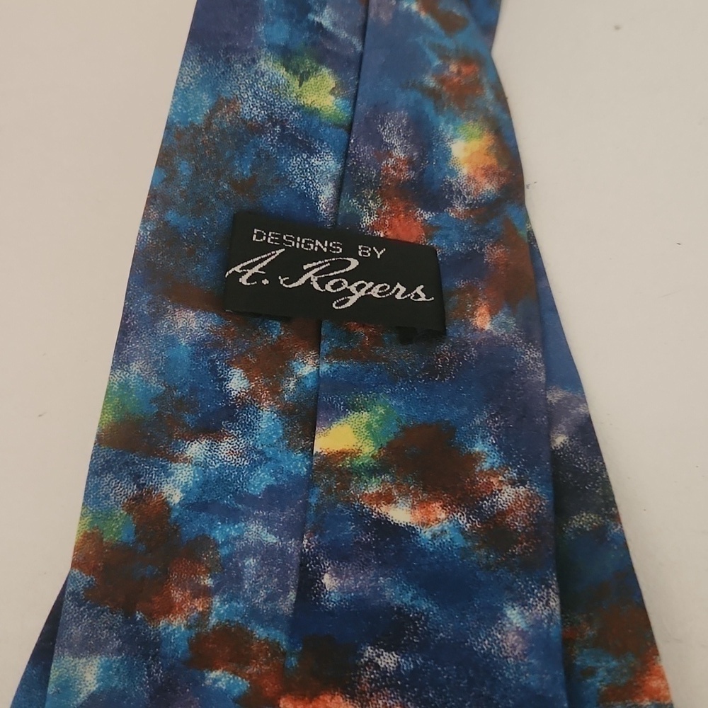 Jesus Carrying Cross A Rodgers Tie Christian Artsy Church Vintage - Picture 4 of 5